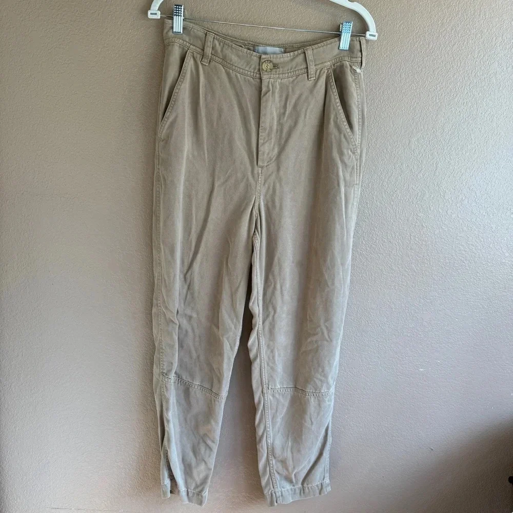 Everlane High Rise Utility Safari Organic Bohemian Tan Trousers K